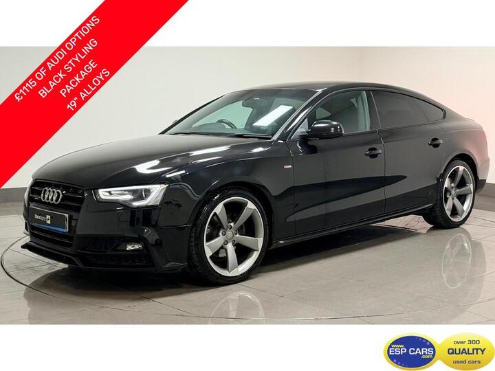 Audi A5 2.0 TDI Black Edition Plus Sportback Quattro Euro 6 (s/s) 5dr