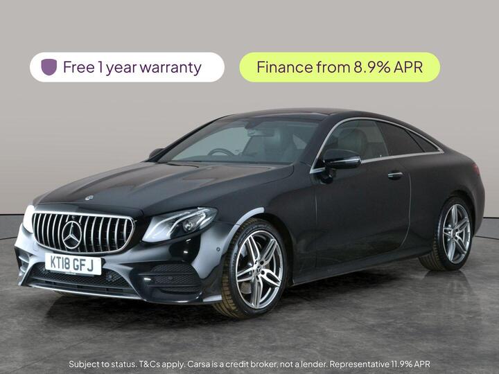Mercedes-Benz E Class 2.0 E220d AMG Line (Premium) G-Tronic+ Euro 6 (s/s) 2dr