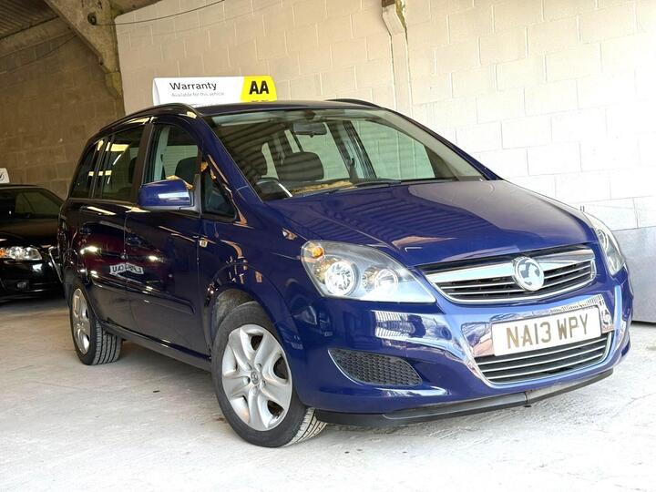 Vauxhall Zafira 1.6 16V Exclusiv Euro 5 5dr