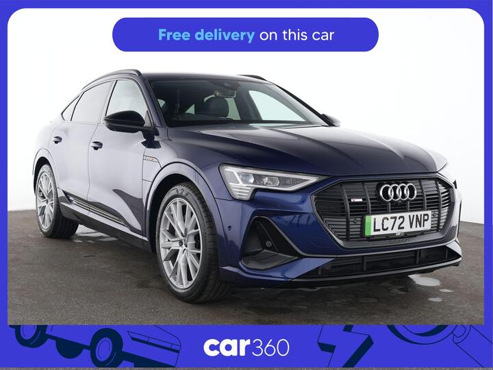 Audi E-tron 50 Black Edition Sportback Auto Quattro 5dr 71.2kWh (11kW Charger)