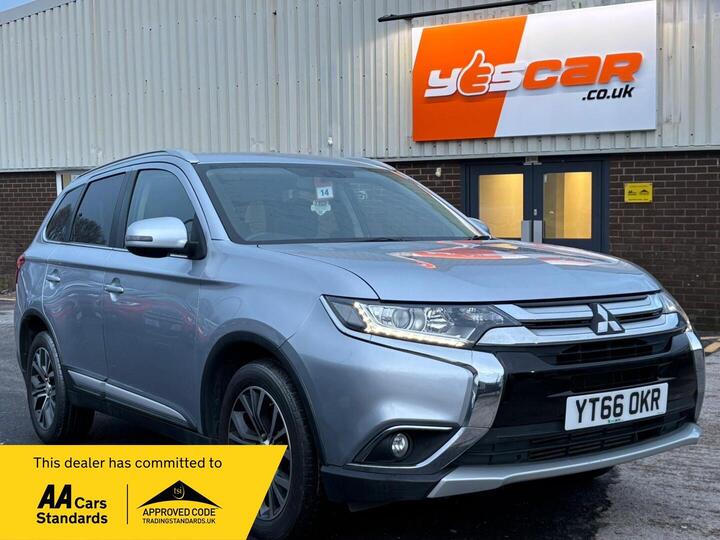 Mitsubishi Outlander 2.2 DI-D GX3 Auto 4WD Euro 6 5dr Mitsubishi Outlander 2.2 DI-D GX3 Auto 4WD Euro 6 5dr