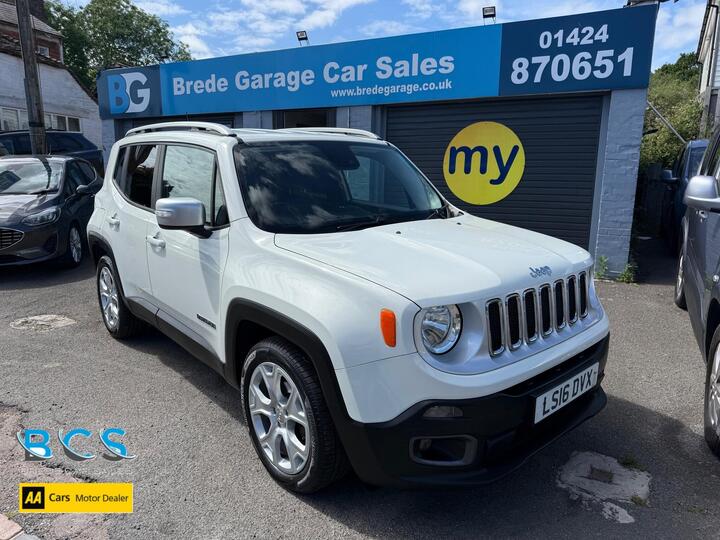 Jeep Renegade 1.4T MultiAirII Limited DDCT Euro 6 (s/s) 5dr Jeep Renegade 1.4T MultiAirII Limited DDCT Euro 6 (s/s) 5dr