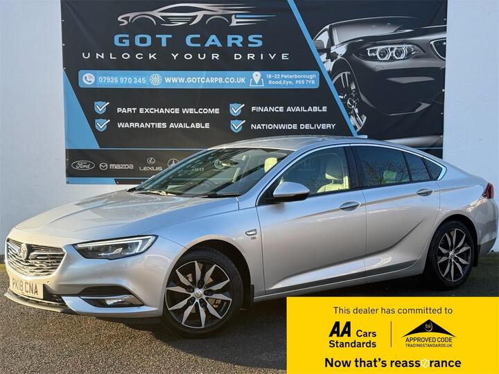 Vauxhall Insignia 1.5i Turbo Elite Nav Grand Sport Euro 6 (s/s) 5dr