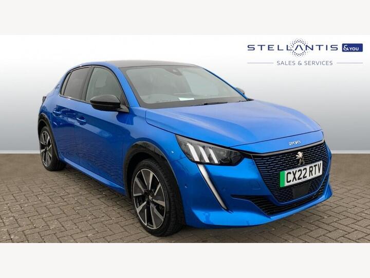 Peugeot E-208 50kWh GT Auto 5dr (7kW Charger)