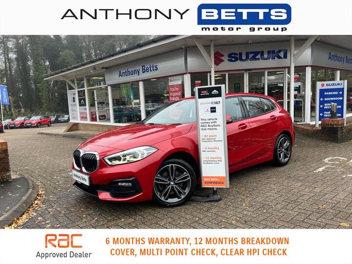 BMW 1 Series 1.5 118i Sport (LCP) DCT Euro 6 (s/s) 5dr BMW 1 Series 1.5 118i Sport (LCP) DCT Euro 6 (s/s) 5dr