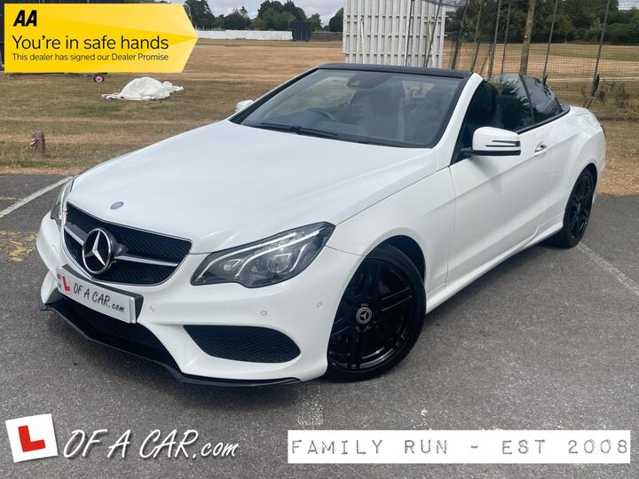 Mercedes-Benz E Class 3.0 E350d V6 AMG Line Edition (Premium) Cabriolet G-Tronic+ Euro 6 (s/s) 2dr
