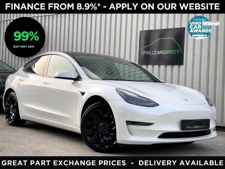 Tesla Model 3 (Dual Motor) Performance Auto 4WDE 4dr (Performance Upgrade)