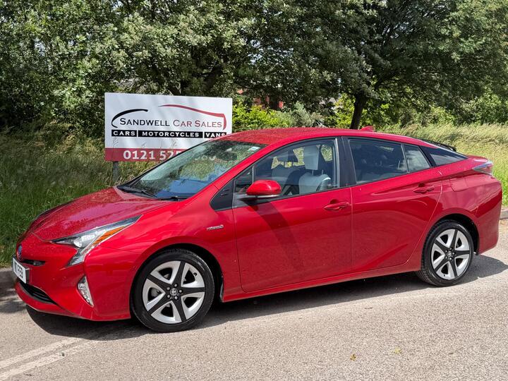 Toyota Prius 1.8 VVT-h Excel CVT Euro 6 (s/s) 5dr (15in Alloy)