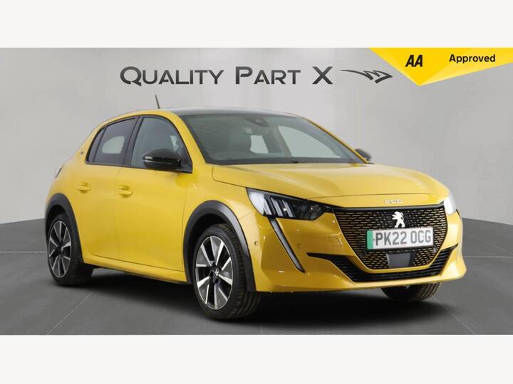 Peugeot E-208 50kWh GT Auto 5dr (7kW Charger)