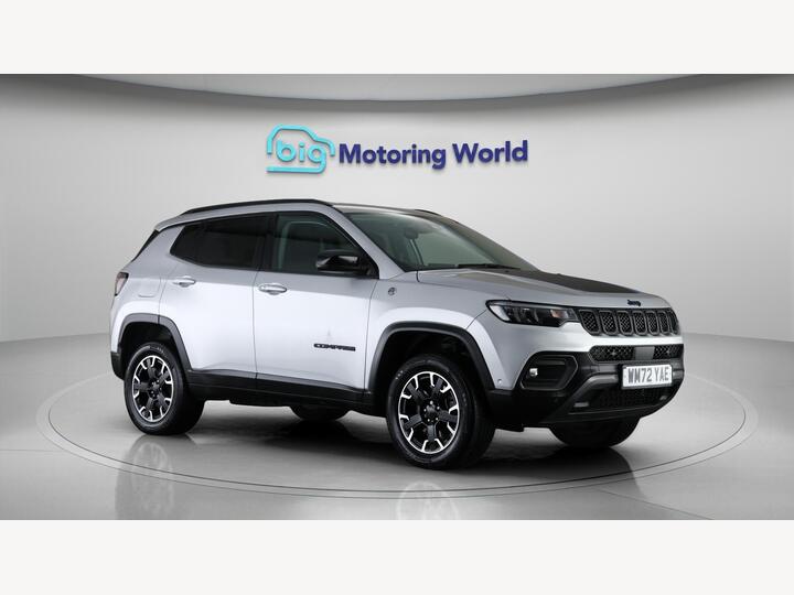 Jeep Compass 1.3 GSE T4 11.4kWh Trailhawk Auto 4xe Euro 6 (s/s) 5dr Jeep Compass 1.3 GSE T4 11.4kWh Trailhawk Auto 4xe Euro 6 (s/s) 5dr