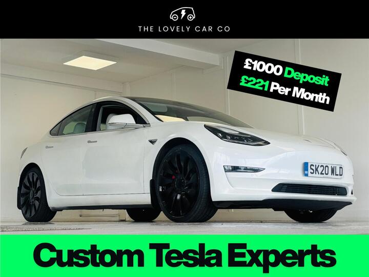 Tesla MODEL 3 (Dual Motor) Performance Auto 4WDE 4dr (Performance Upgrade)