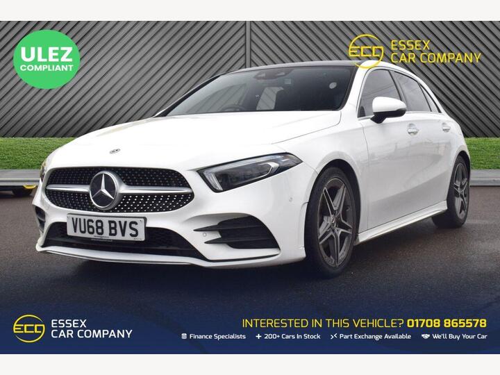 Mercedes-Benz A-CLASS 1.3 A200 AMG Line (Premium Plus) 7G-DCT Euro 6 (s/s) 5dr Mercedes-Benz A-CLASS 1.3 A200 AMG Line (Premium Plus) 7G-DCT Euro 6 (s/s) 5dr