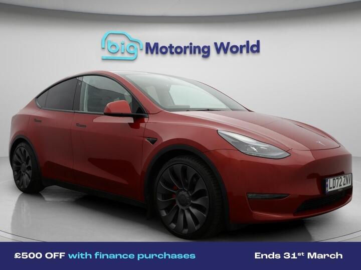 Tesla Model Y (Dual Motor) Performance Auto 4WDE 5dr
