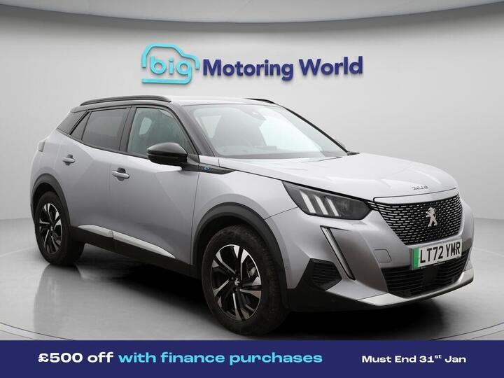 Peugeot E-2008 50kWh GT Auto 5dr (7kW Charger)