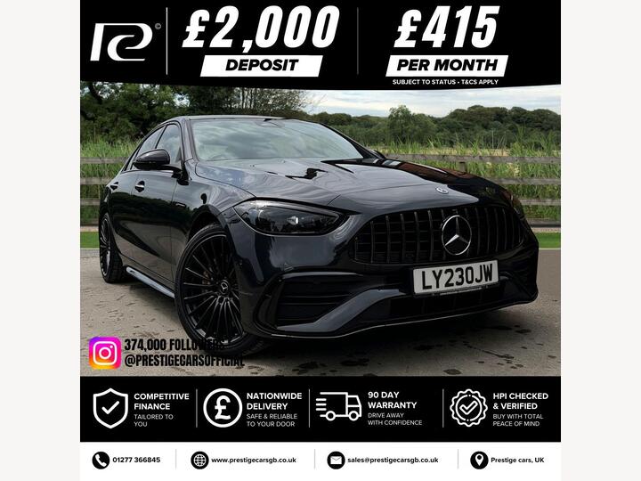 Mercedes-Benz C CLASS 2.0 C300h MHEV AMG Line (Premium) G-Tronic+ Euro 6 (s/s) 4dr