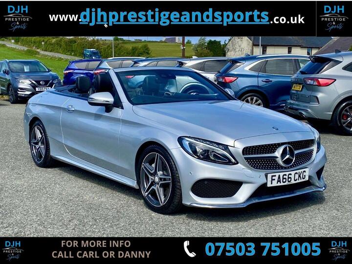 Mercedes-Benz C Class 2.1 C220d AMG Line (Premium Plus) Cabriolet G-Tronic+ Euro 6 (s/s) 2dr