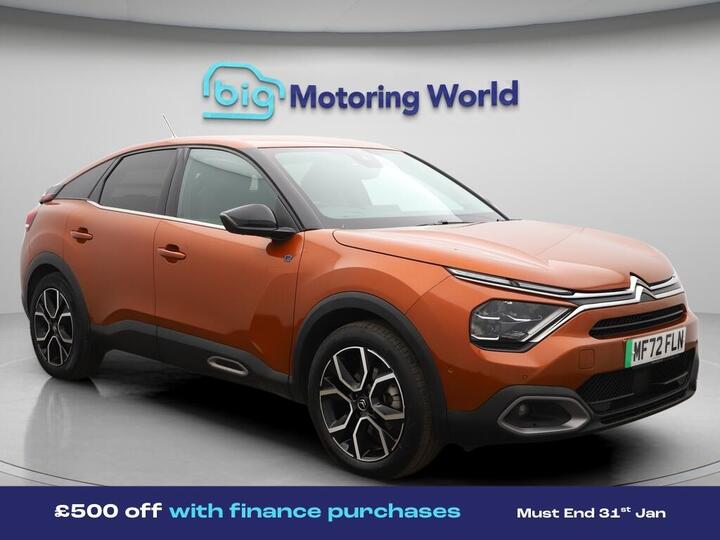 Citroen E-C4 50kWh Shine Plus Auto 5dr (7.4kW Charger)