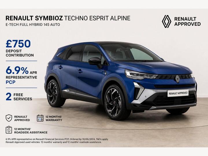 Renault Symbioz 1.6 E-TECH Techno Esprit Alpine Auto Euro 6 (s/s) 5dr