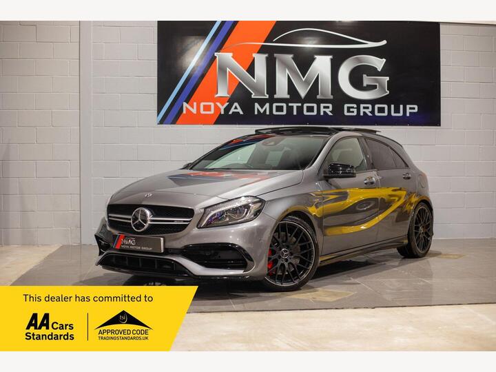 Mercedes-Benz A45 2.0 A45 AMG SpdS DCT 4MATIC Euro 6 (s/s) 5dr Mercedes-Benz A45 2.0 A45 AMG SpdS DCT 4MATIC Euro 6 (s/s) 5dr