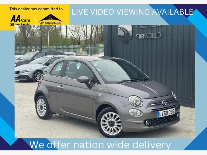 Fiat 500 1.2 Lounge Euro 6 (s/s) 3dr
