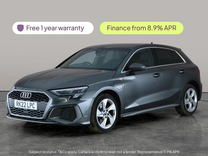 Audi A3 1.4 TFSIe 40 S Line Sportback S Tronic Euro 6 (s/s) 5dr 13kWh