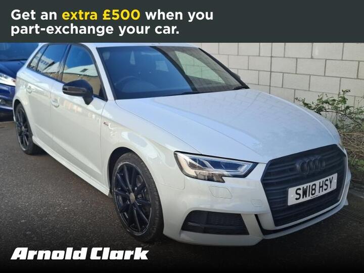 Audi A3 1.5 TFSI CoD Black Edition Sportback S Tronic Euro 6 (s/s) 5dr