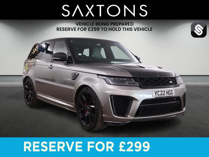 Land Rover Range Rover Sport 5.0 P575 V8 SVR Carbon Edition Auto 4WD Euro 6 (s/s) 5dr