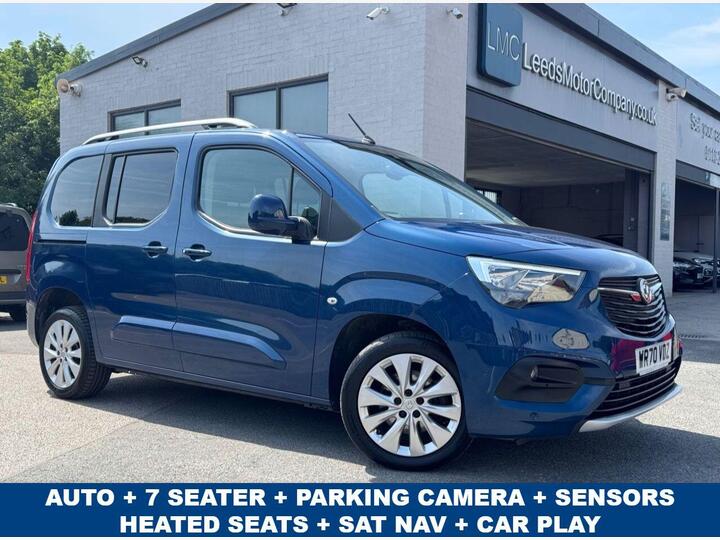 Vauxhall COMBO LIFE 1.5 Turbo D Elite Auto Euro 6 (s/s) 5dr (7 Seat) Vauxhall COMBO LIFE 1.5 Turbo D Elite Auto Euro 6 (s/s) 5dr (7 Seat)