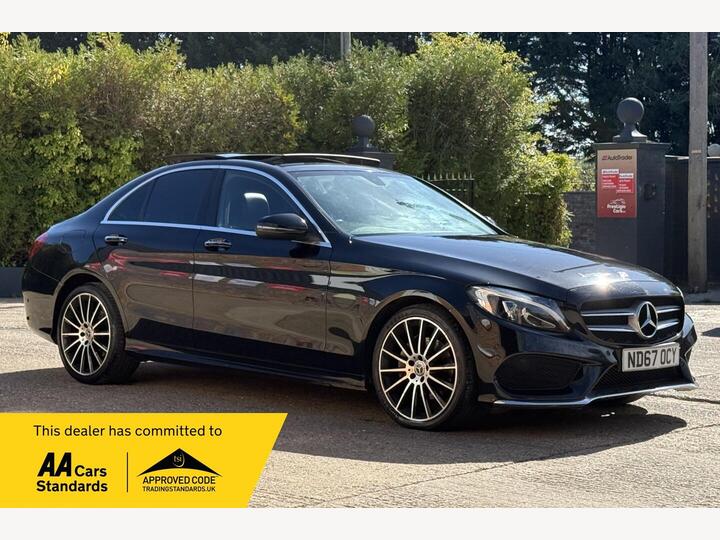 Mercedes-Benz C Class 2.0 C200 AMG Line (Premium) G-Tronic+ 4MATIC Euro 6 (s/s) 4dr
