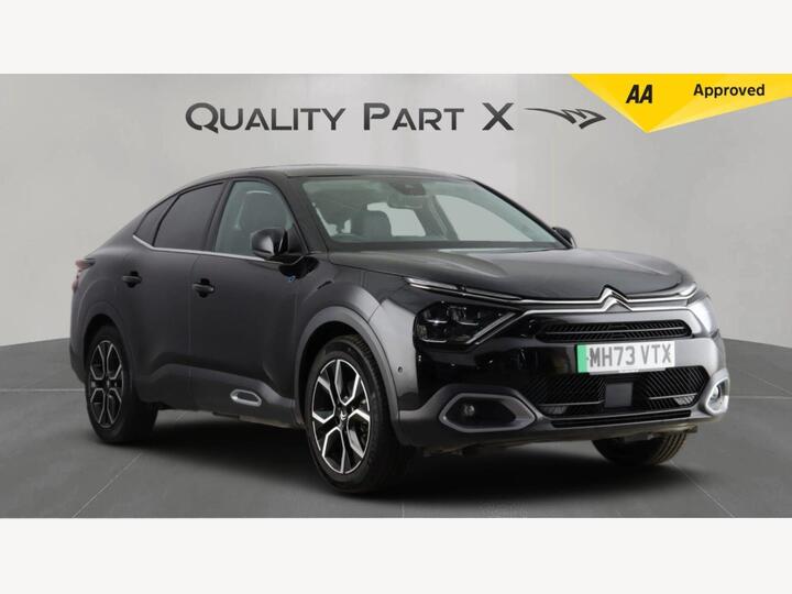 Citroen E-C4 X 50kWh Shine Plus Fastback Auto 4dr (7.4kW Charger) Citroen E-C4 X 50kWh Shine Plus Fastback Auto 4dr (7.4kW Charger)