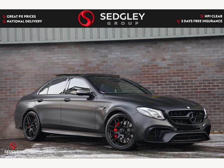 Mercedes-Benz E Class 4.0 E63 V8 BiTurbo AMG S (Premium) SpdS MCT 4MATIC+ Euro 6 (s/s) 4dr