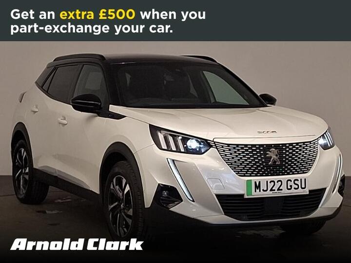 Peugeot E-2008 50kWh GT Auto 5dr (7kW Charger)