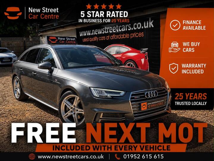 Audi A4 Avant 2.0 TDI S Line S Tronic Quattro Euro 6 (s/s) 5dr