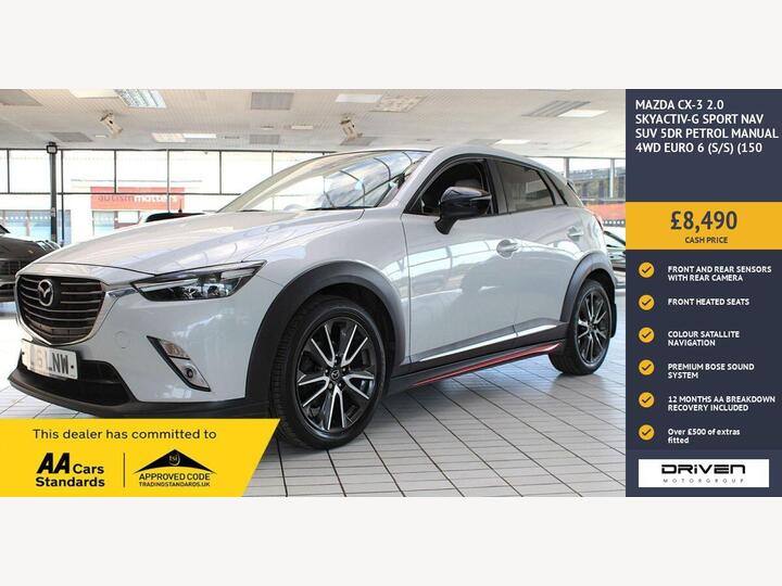 Mazda CX-3 2.0 SKYACTIV-G Sport Nav 4WD Euro 6 (s/s) 5dr
