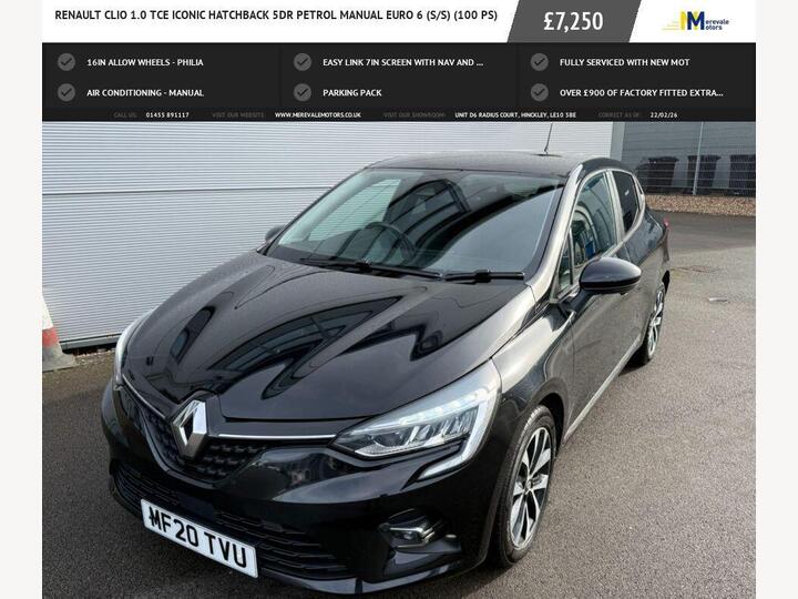 Renault CLIO 1.0 TCe Iconic Euro 6 (s/s) 5dr