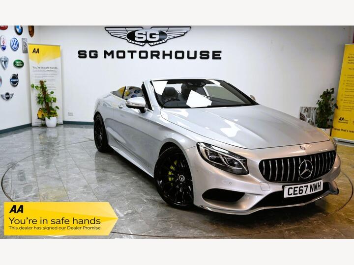 Mercedes-Benz S-CLASS 4.7 S500 V8 AMG Line (Premium) Cabriolet G-Tronic Euro 6 (s/s) 2dr Mercedes-Benz S-CLASS 4.7 S500 V8 AMG Line (Premium) Cabriolet G-Tronic Euro 6 (s/s) 2dr