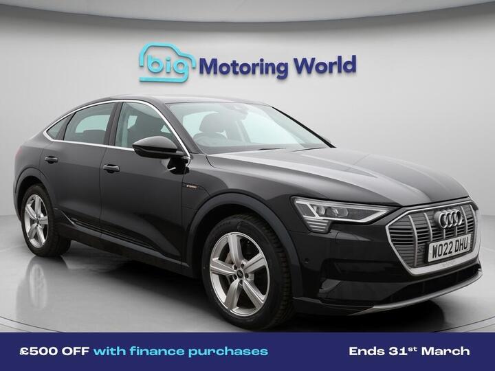 Audi E-tron 50 Technik Sportback Auto Quattro 5dr 71.2kWh (11kW Charger)