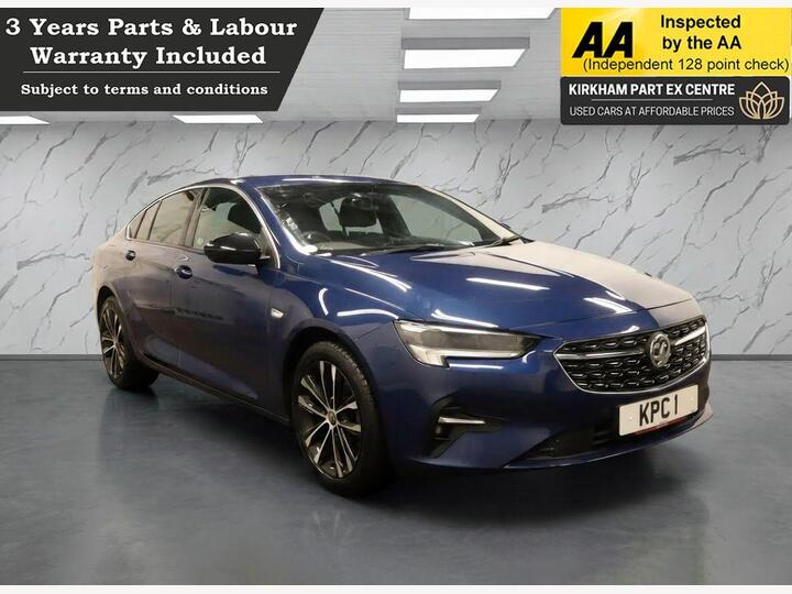 Vauxhall INSIGNIA 1.5 Turbo D Ultimate Nav Grand Sport Euro 6 (s/s) 5dr Vauxhall INSIGNIA 1.5 Turbo D Ultimate Nav Grand Sport Euro 6 (s/s) 5dr