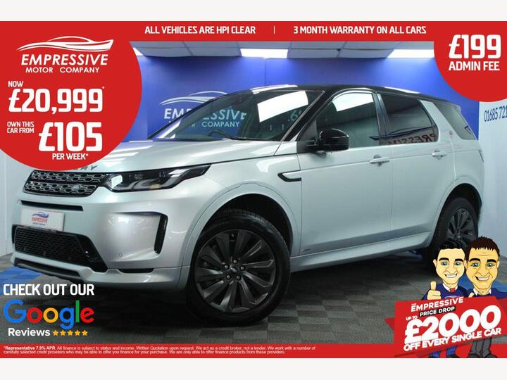 Land Rover DISCOVERY SPORT 2.0 D150 MHEV R-Dynamic SE Auto 4WD Euro 6 (s/s) 5dr