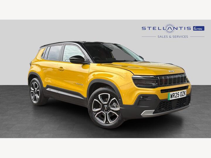 Jeep Avenger 54kWh E-Summit Auto 5dr Jeep Avenger 54kWh E-Summit Auto 5dr