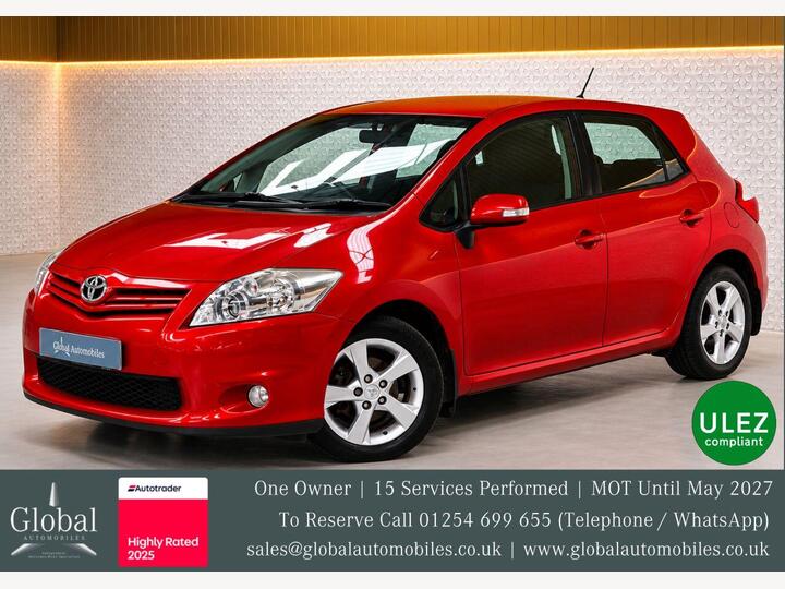 Toyota AURIS 1.6 V-Matic TR Euro 5 5dr