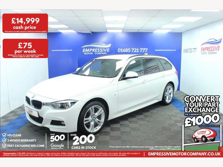 BMW 3 SERIES 2.0 320d M Sport Touring Auto XDrive Euro 6 (s/s) 5dr