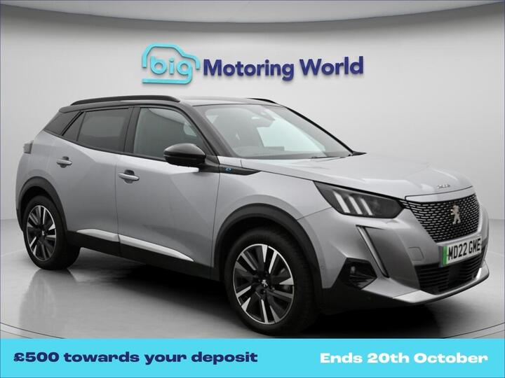 Peugeot E-2008 50kWh GT Premium Auto 5dr (7kW Charger)