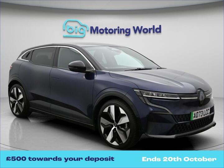 Renault Megane E-Tech 60kWh Techno+ Auto 5dr (optimum Charge)