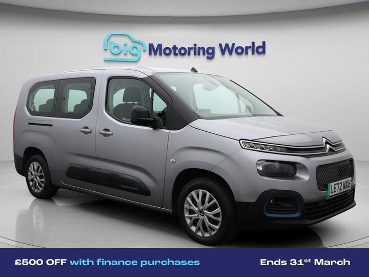 Citroen E-Berlingo 50kWh Feel XL Auto 5dr (7.4kW Charger)