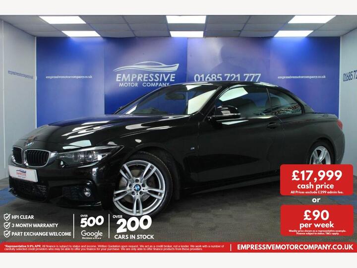 BMW 4 SERIES 2.0 420d M Sport Auto Euro 6 (s/s) 2dr