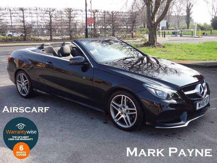Mercedes-Benz E Class 2.1 E220 BlueTEC AMG Line Cabriolet G-Tronic+ Euro 6 (s/s) 2dr Mercedes-Benz E Class 2.1 E220 BlueTEC AMG Line Cabriolet G-Tronic+ Euro 6 (s/s) 2dr