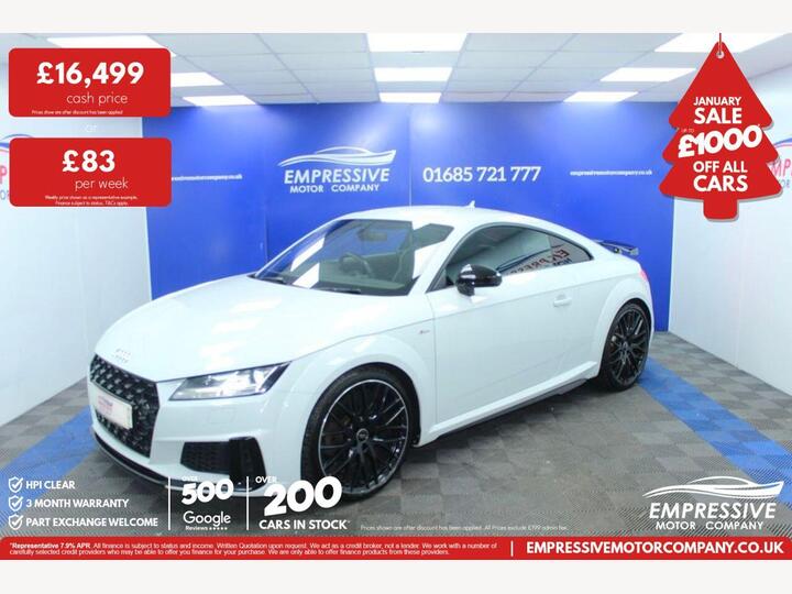 Audi TT 2.0 TFSI 40 Black Edition S Tronic Euro 6 (s/s) 3dr