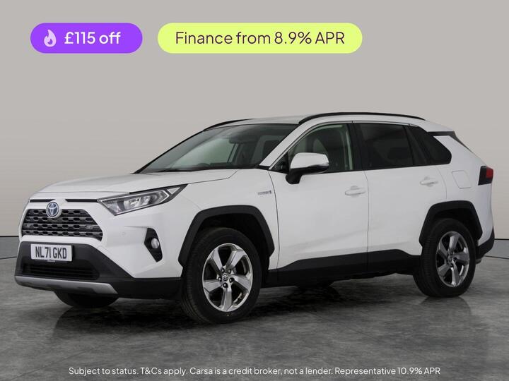 Toyota RAV4 2.5 VVT-h Design CVT 4WD Euro 6 (s/s) 5dr Toyota RAV4 2.5 VVT-h Design CVT 4WD Euro 6 (s/s) 5dr