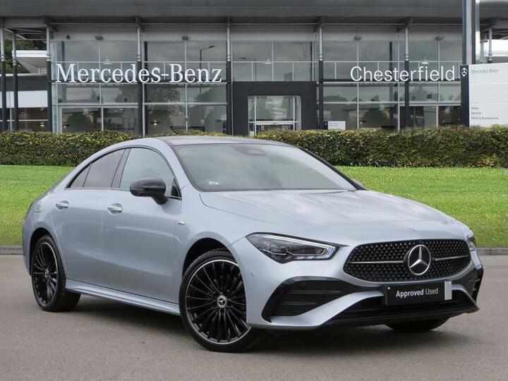 Mercedes-Benz CLA Class 1.3 CLA250e 15.6kWh AMG Line (Premium Plus) Coupe 8G-DCT Euro 6 (s/s) 4dr Mercedes-Benz CLA Class 1.3 CLA250e 15.6kWh AMG Line (Premium Plus) Coupe 8G-DCT Euro 6 (s/s) 4dr